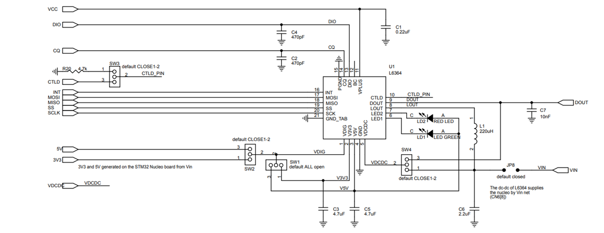 Schematic - STMicroelectronics X-NUCLEO-IOD02A1 Expansion Board